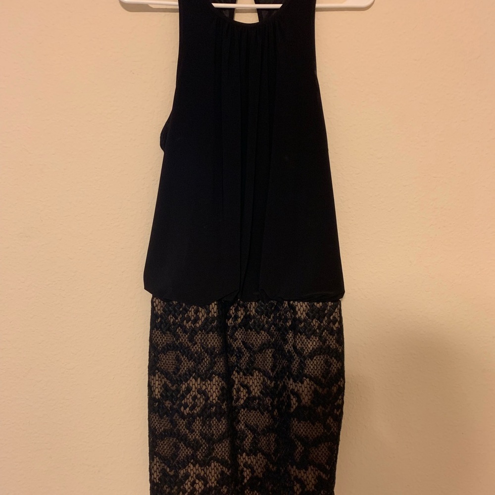 Little black dress with a twist